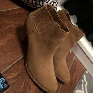 Tan Suede Ankle Boots